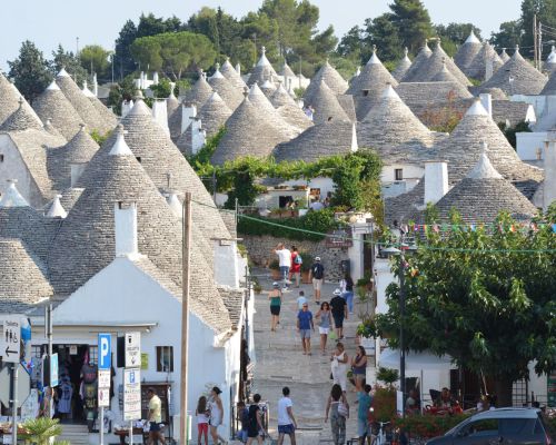 Trulli-huisjes dienden als tijdelijke huizen voor landarbeiders of als opslagruimtes.