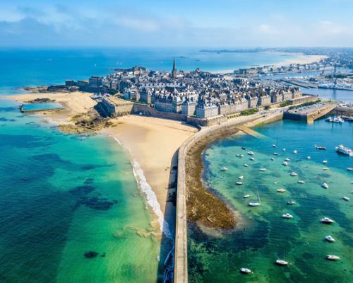 De schitterende kust Saint-Malo