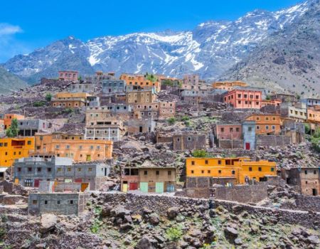 Uitzicht over Toubkal - Marokko